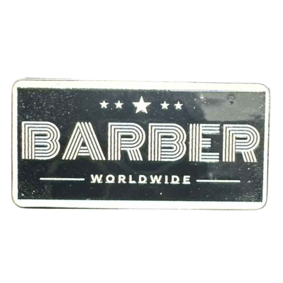 BKBPin - “BARBER WORLDWIDE” Clásico Negro