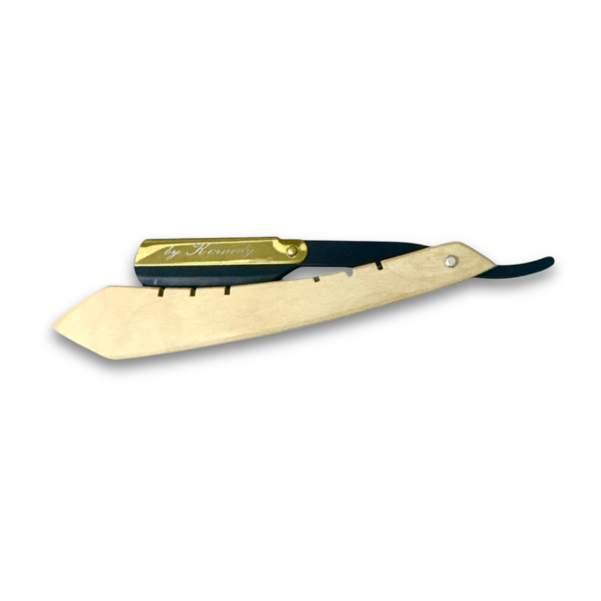 BKBShavette - Butterfly Style Barber Razors with Premium Wood Handle