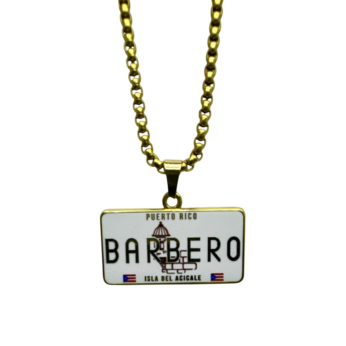 BKBCollar - Cadena “Barbero Isla del Acicale” Puerto Rico Edition