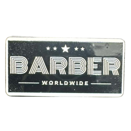 BKBPin - “BARBER WORLDWIDE” Clásico Negro