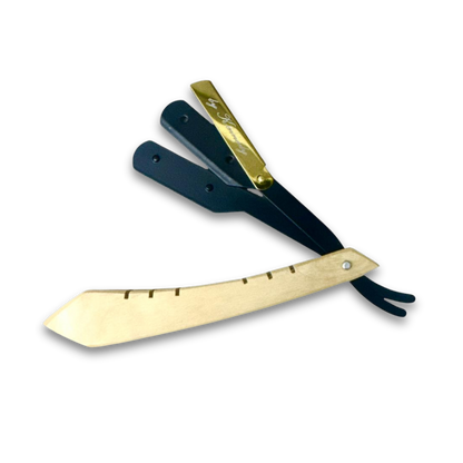 BKBShavette - Butterfly Style Barber Razors with Premium Wood Handle